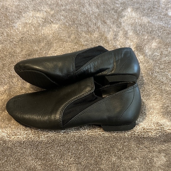 American Ballet Theatre Leather Kids Black Slip-On Dance - Picture 2 of 6
